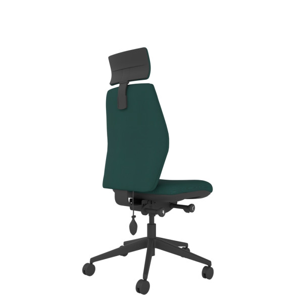 Solo Medium Back Chair Small Seat with Headrest
